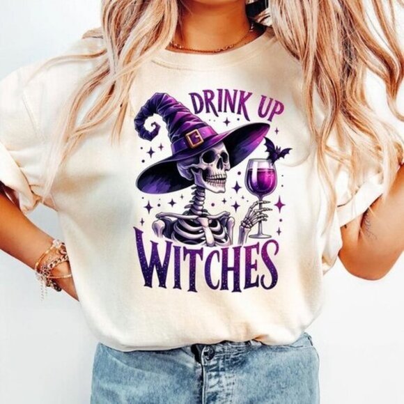 Other - Drink Up Witches Shirt Halloween Party Shirt Halloween Part, Vtg Style, S - 3XL